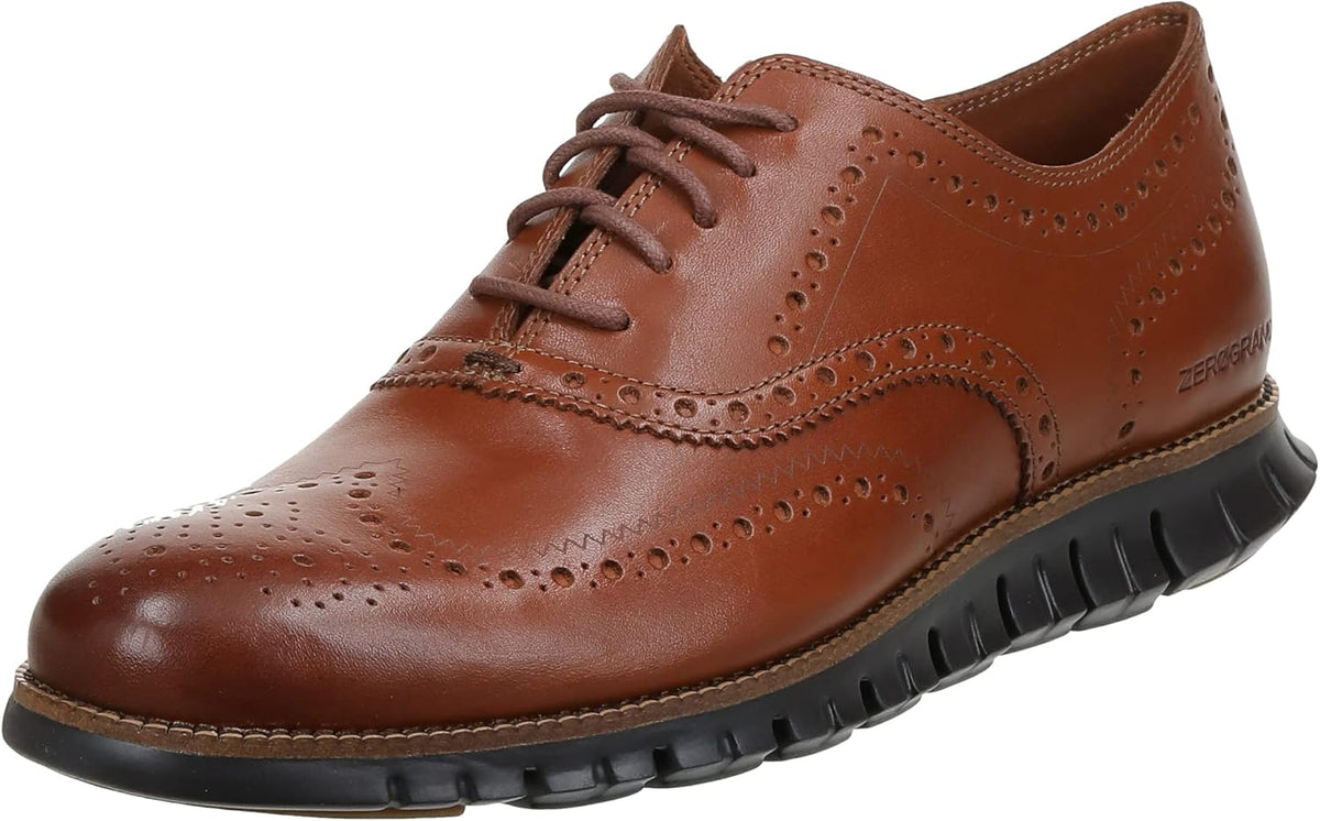 British Tan Leather Oxford Shoes Z67132