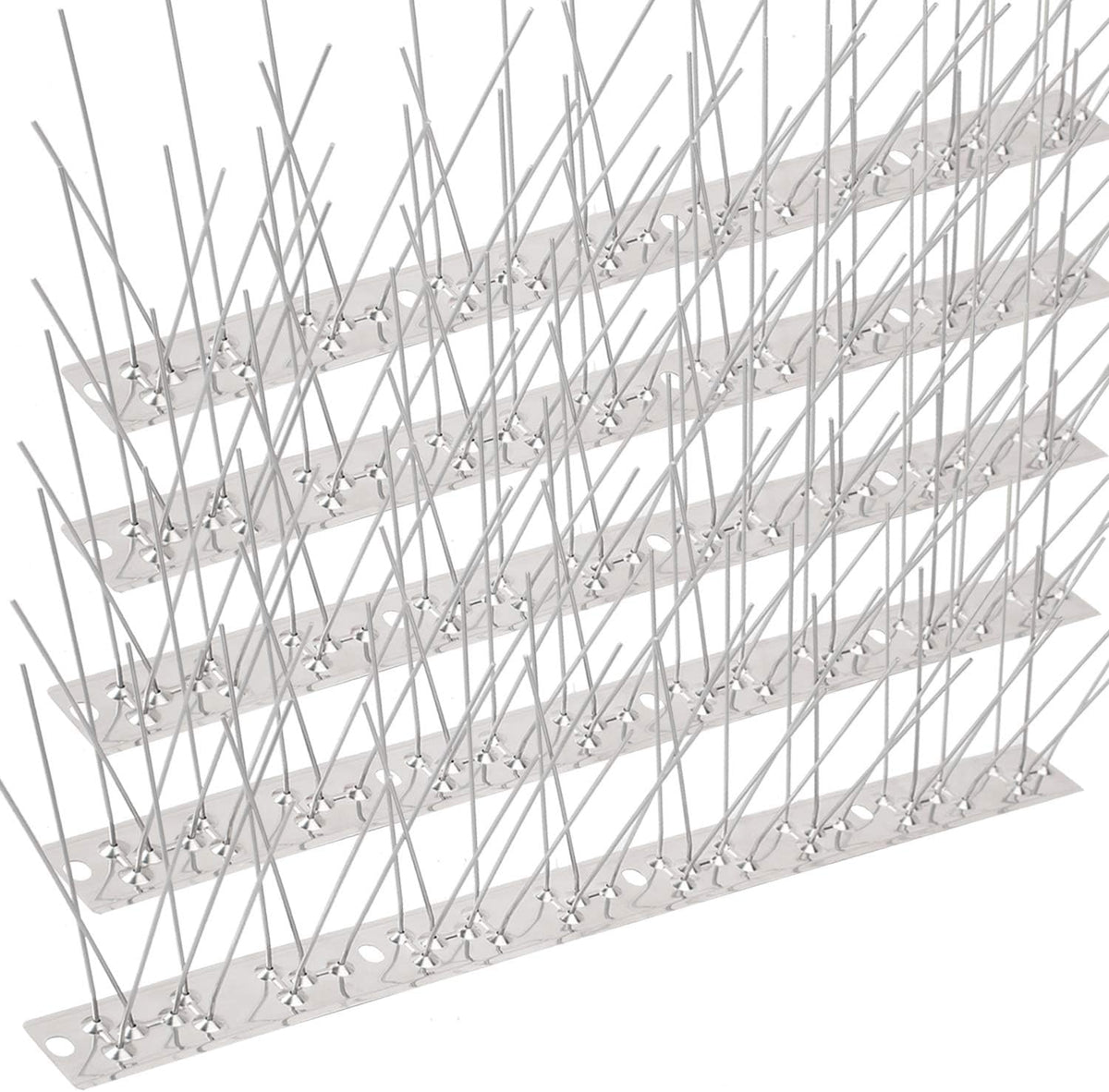 Stainless Steel Bird Spikes Kit 43 Feet Coverage 40 Pack F2961