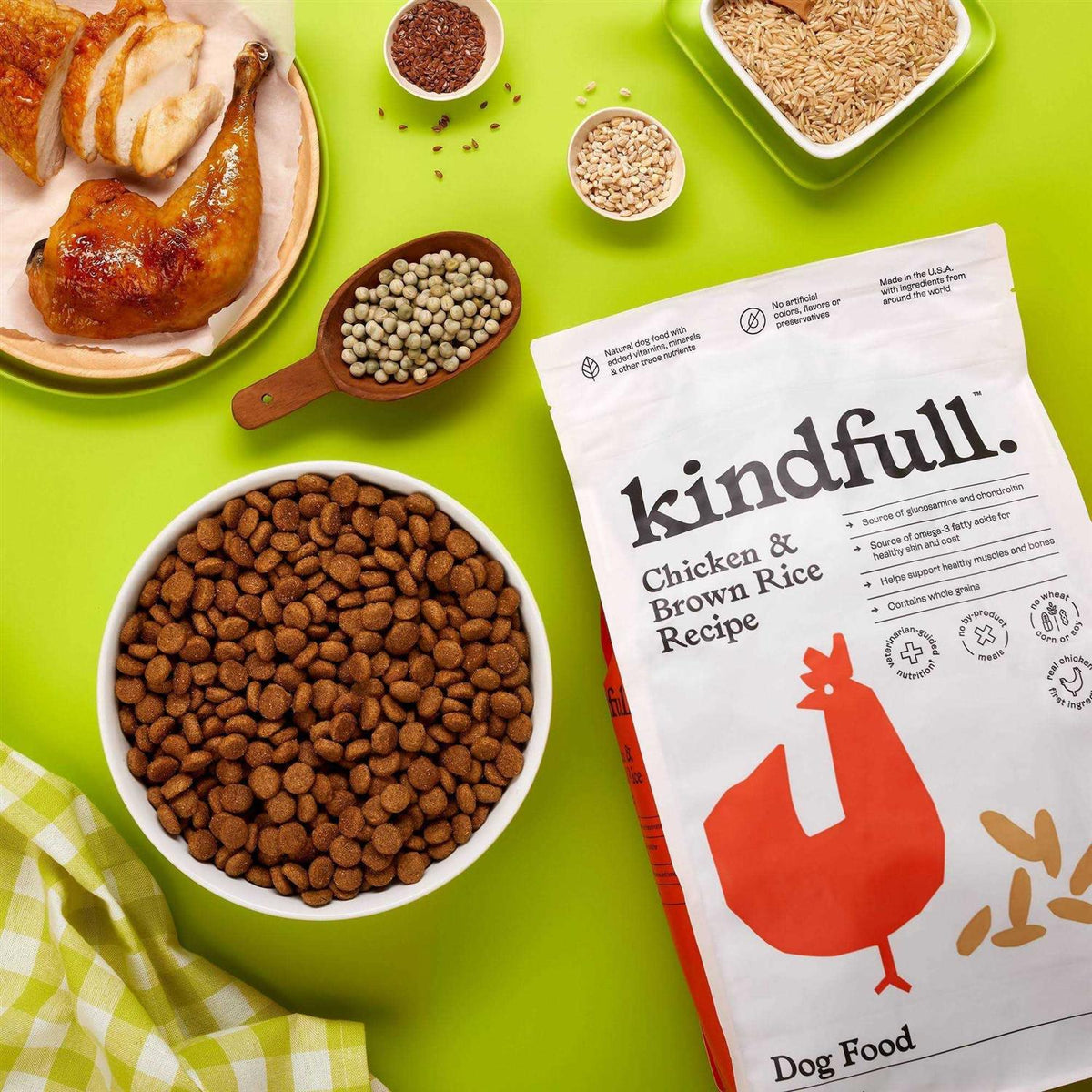 Chicken and Brown Rice Recipe Dry Dog Food G608