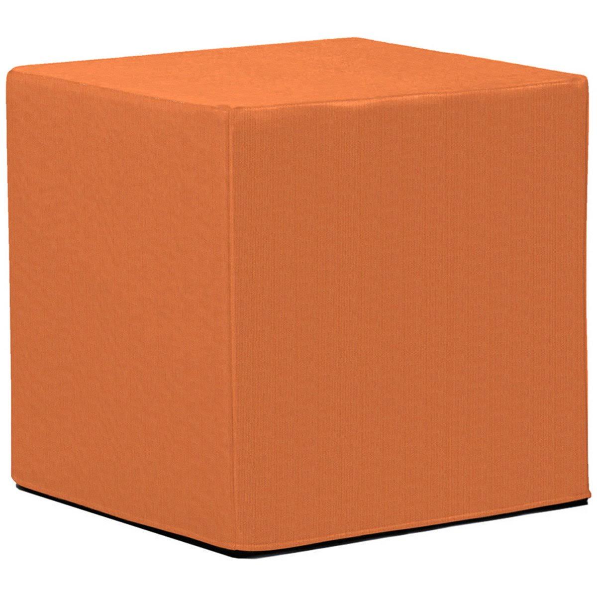 Turquoise No Tip Block Ottoman Y88641