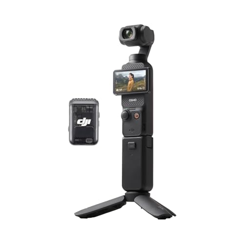 1'' CMOS 4K/120fps Vlog Camera with 3-Axis Stabilization and Mic T935629