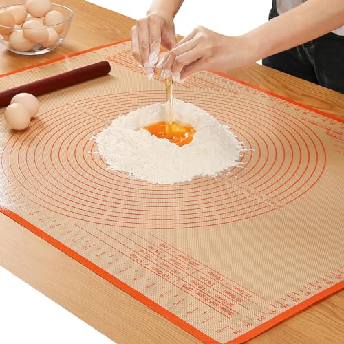 Non-slip Silicone Extra Large Baking Mat with Measurement Y460