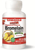 Pineapple Bromelain Digestive Enzyme 2400 GDU 500mg Vegan 60 Count L903