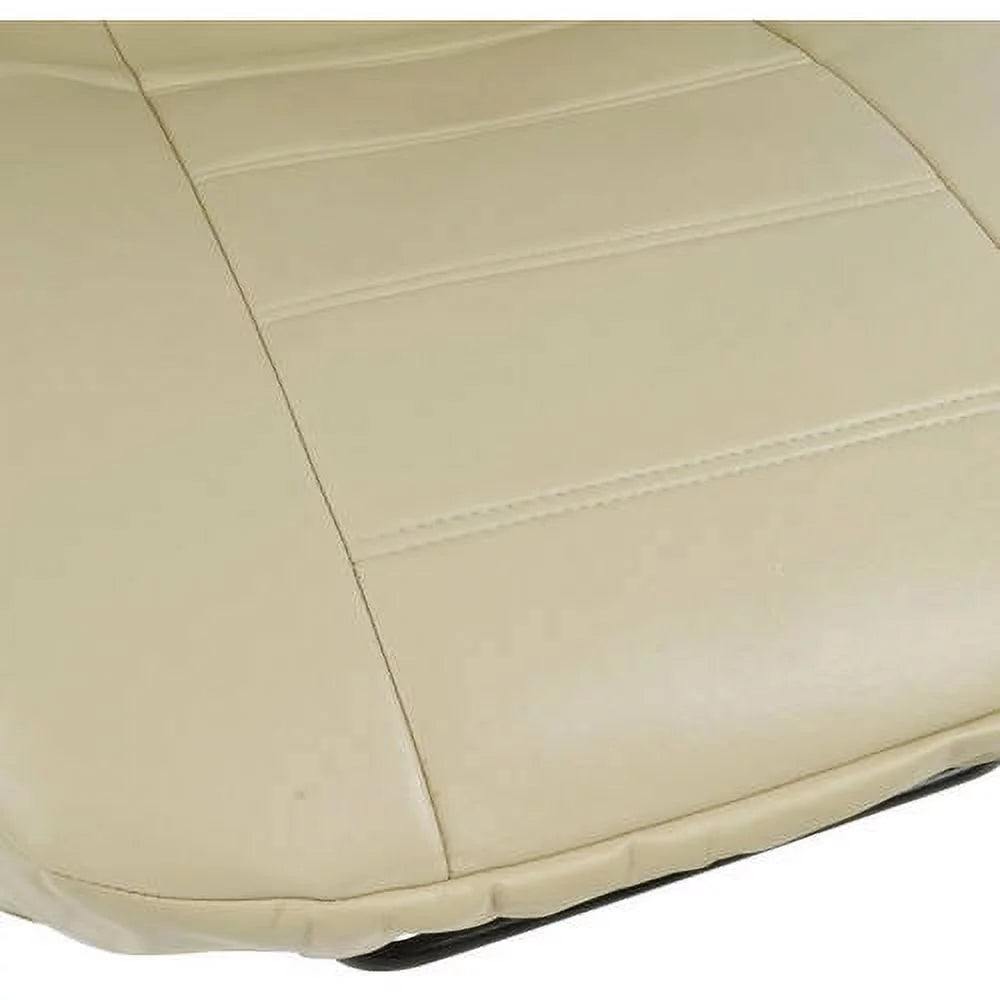 Black Beige Gray 3 Rows PU Leather Seat Covers Q143494