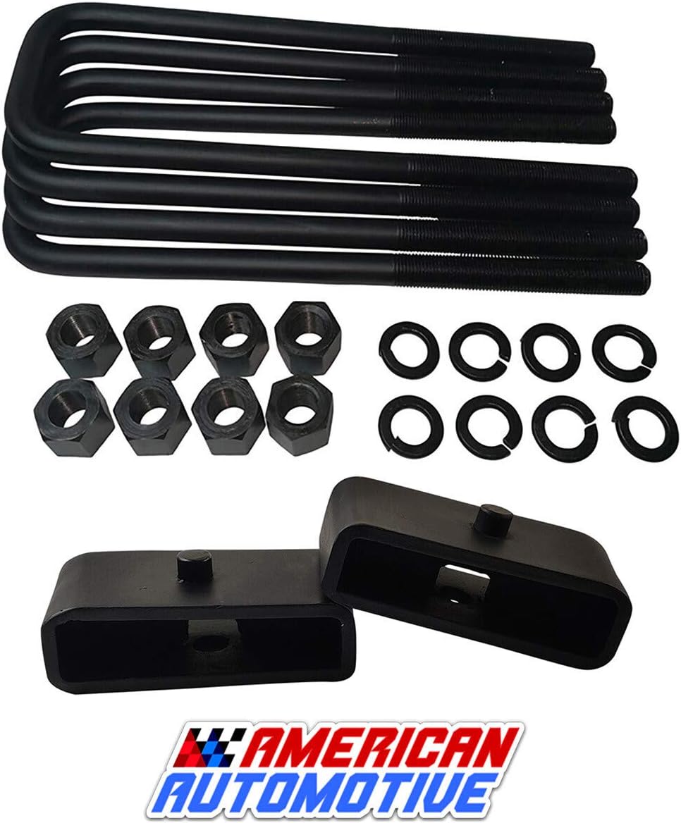 4 Inch Rear Suspension Lift Steel Blocks and U Bolts V828