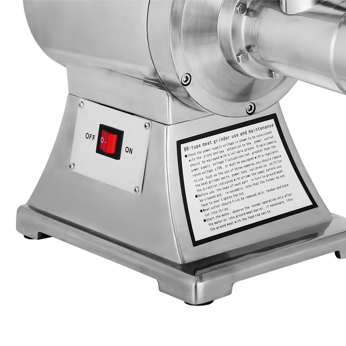 Commercial Electric Stainless Steel Meat Grinder 150 kg p/h 110V T5460