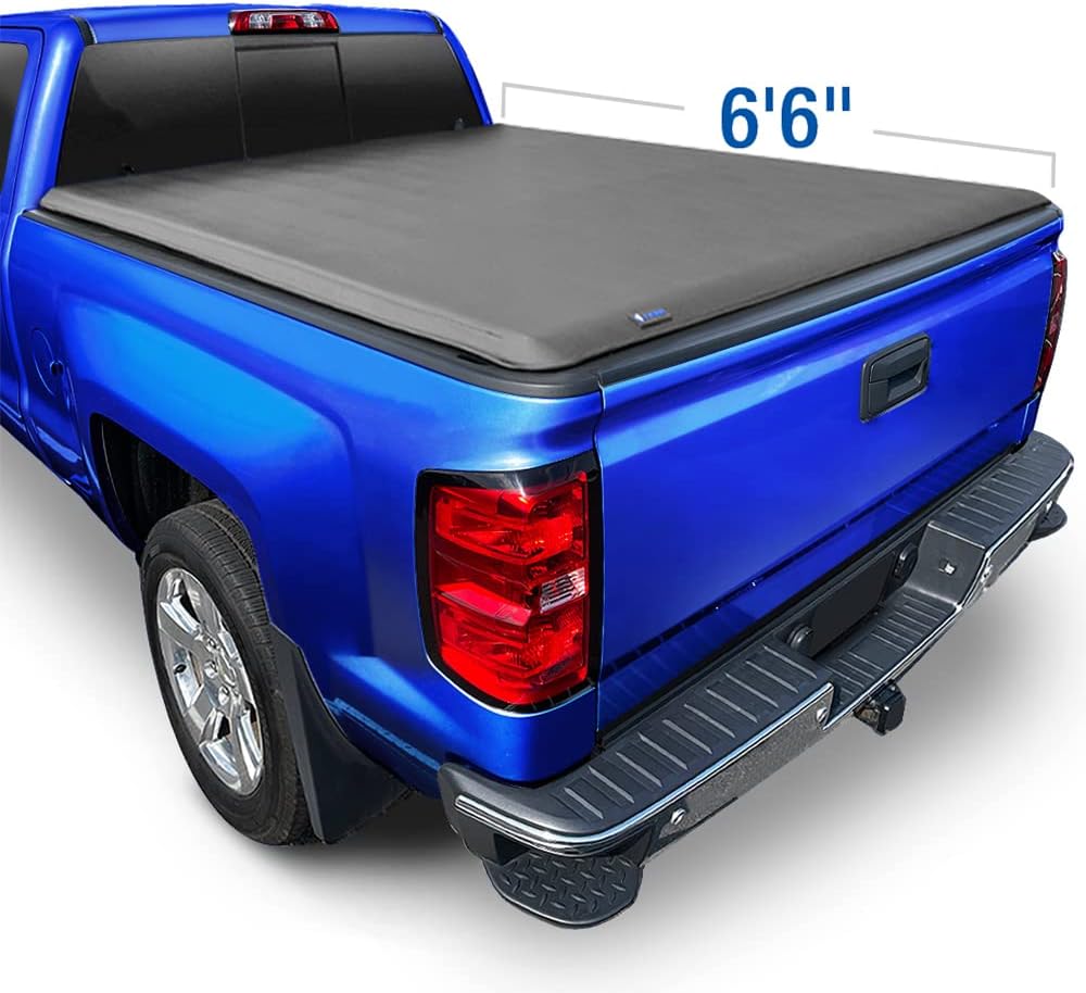Soft Roll Up Truck Bed Tonneau Cover for 6'6" Bed Z962