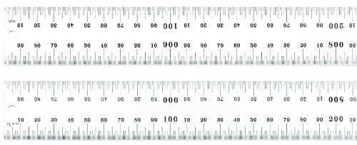Steel Rule, Spring-Tempered, 1000mm O96454