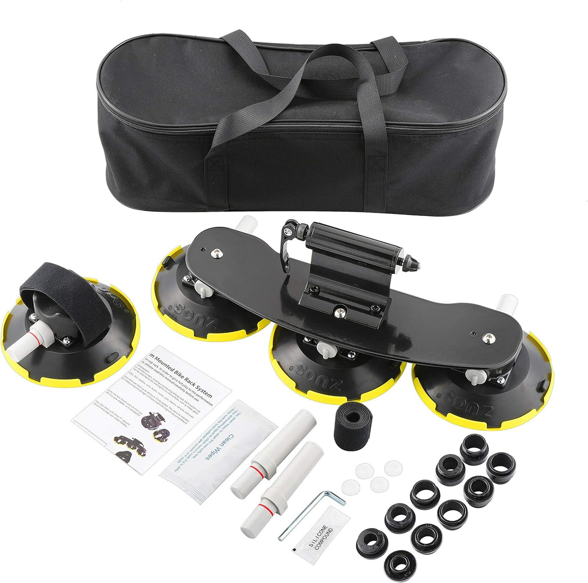 Vacuum Suction Cup Aluminium Alloy Bike Rack K63411