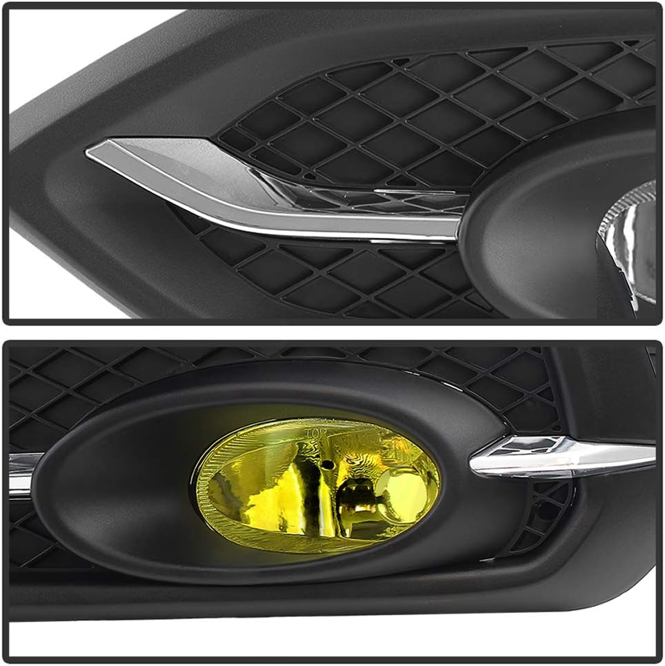 Yellow Fog Lights Bumper Lamps P68482