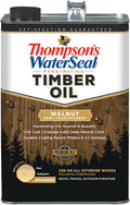 Walnut Semi-Transparent Timber Oil, 1 Gallon L427264