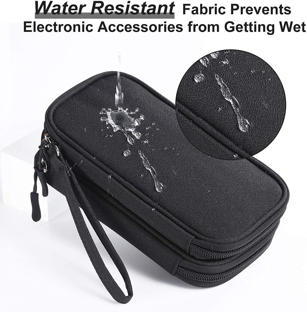 Compact Light Grey Travel Electronics Organizer Bag G612613