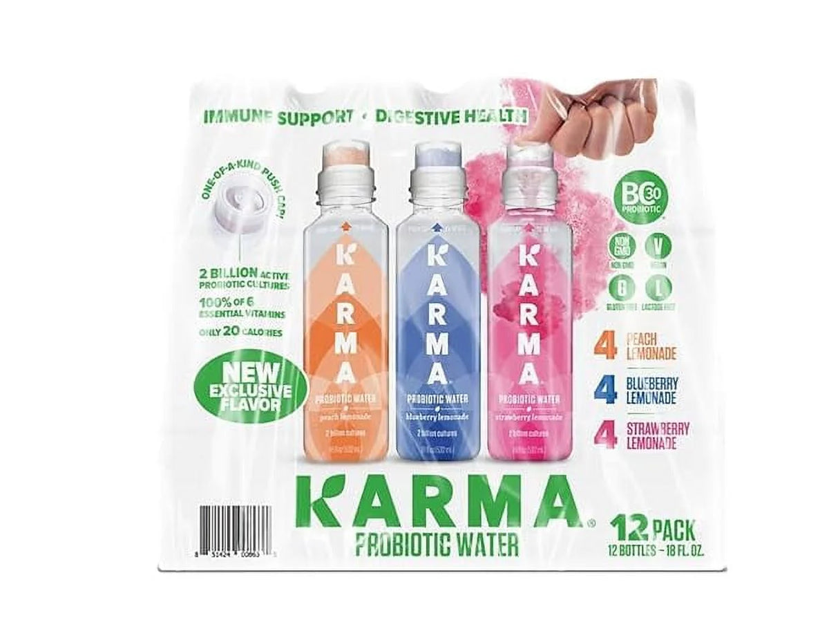 Probiotic Water Variety Pack (18 fl. oz., 12 pk.) X22379