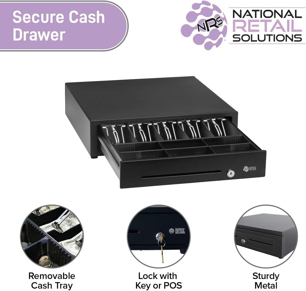 POS System Bundle with Touch Screen Monitor, Barcode Scanner, Cash Drawer and Receipt Printer H359360