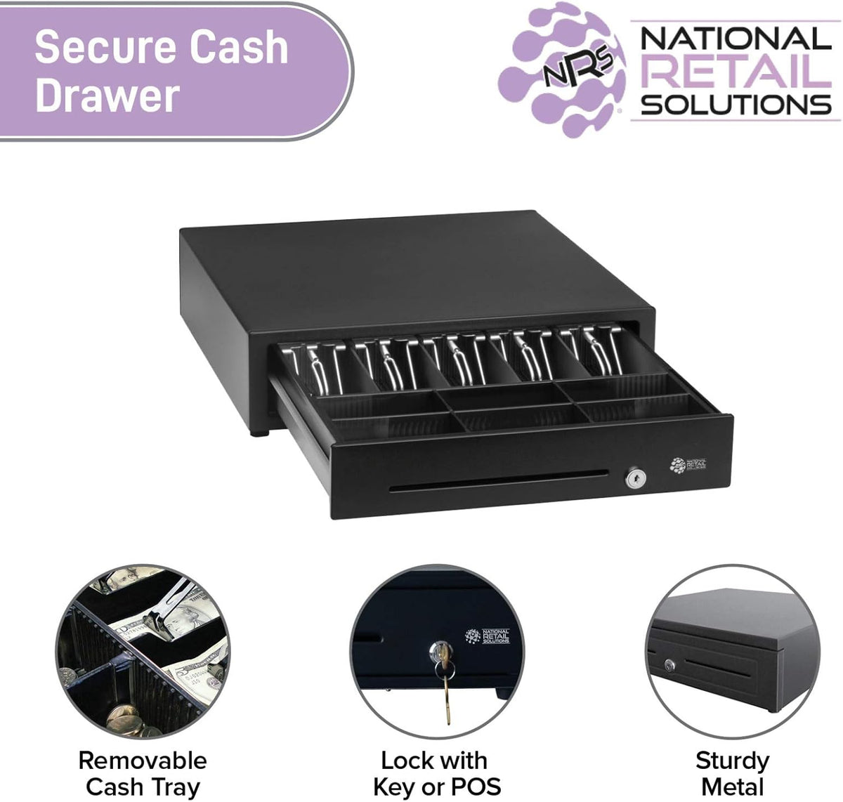 POS System Bundle with Touch Screen Monitor, Barcode Scanner, Cash Drawer and Receipt Printer H359360