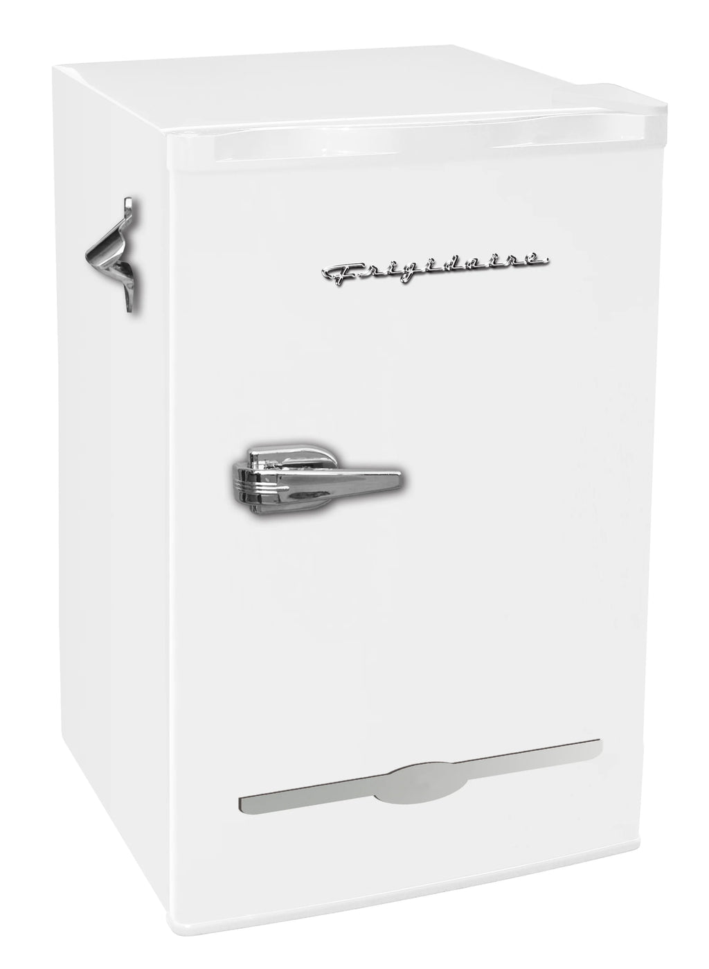 3.2 Cu Ft Retro Mini Fridge White B74734