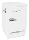 3.2 Cu Ft Retro Mini Fridge White B74734