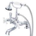 Vintage Classic 7-Inch Spread Deck Mount Tub Faucet with Handheld Shower F779