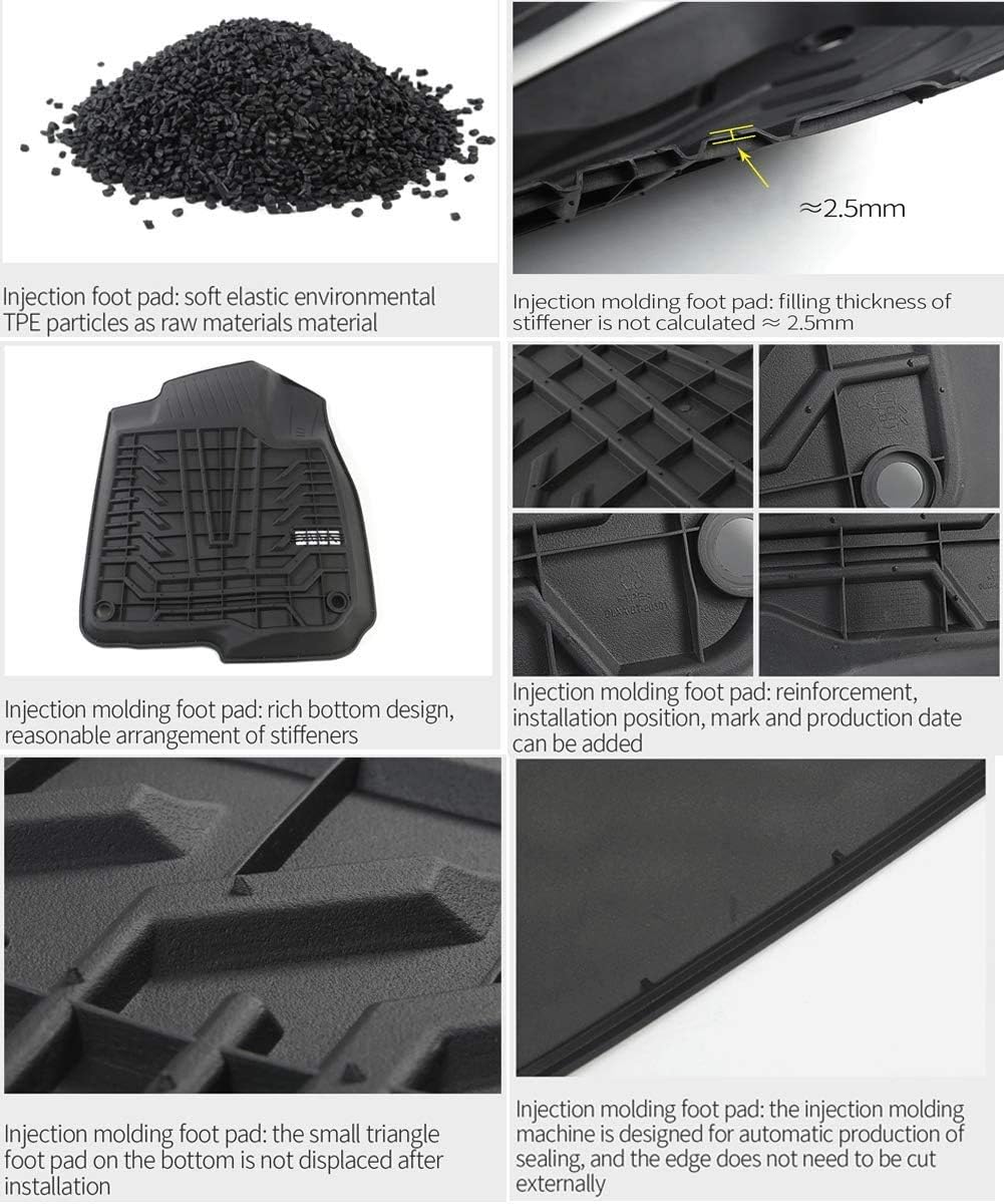 Black Heavy Duty Rubber Trunk Liner Tray Q222