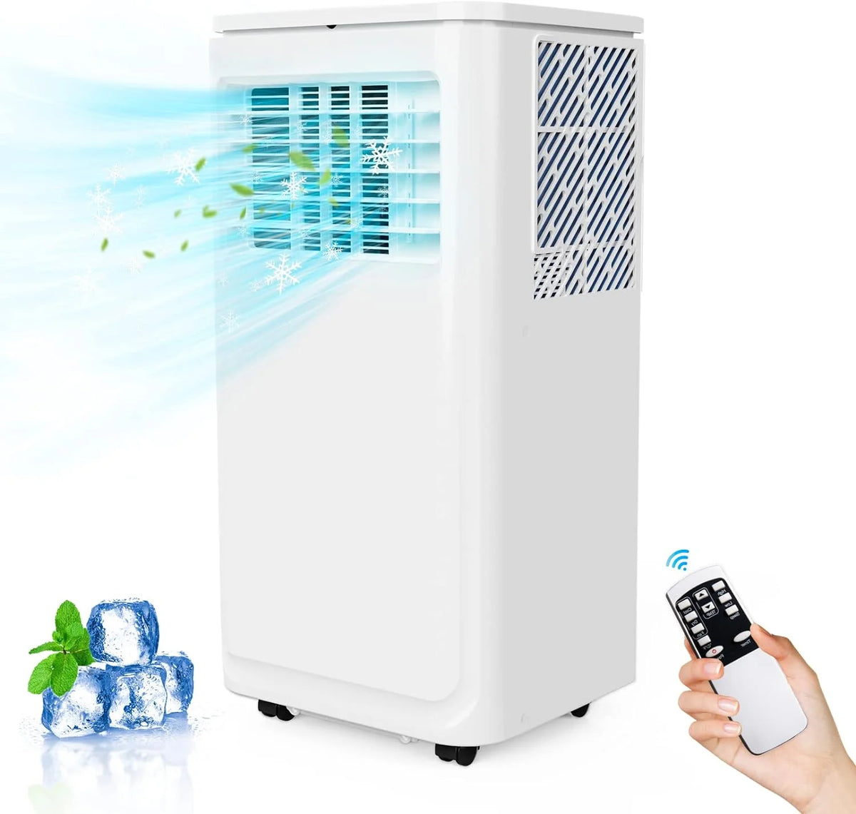 10000 BTU Portable Indoor Air Conditioner with Remote Control F1394