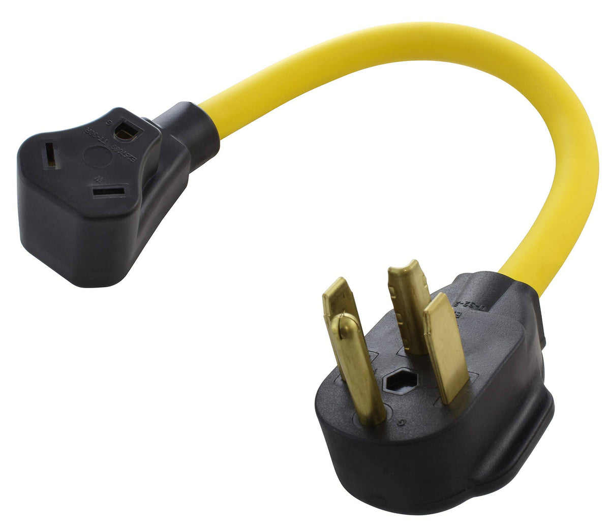1.5ft 30A 4-Prong Dryer Plug to RV Adapter H64784