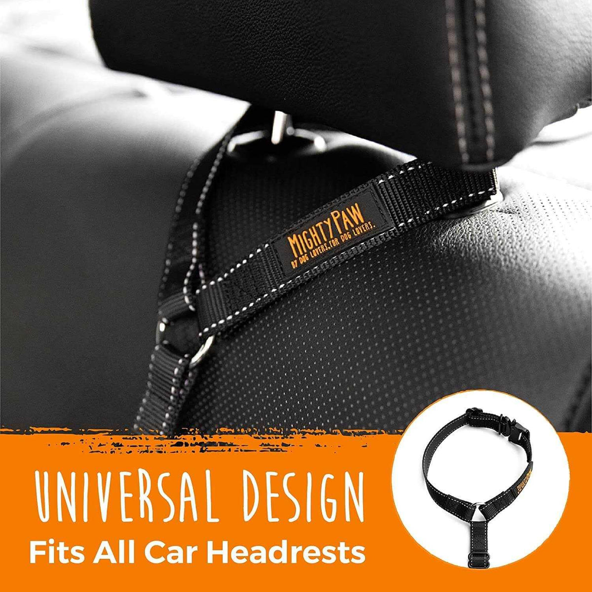 Dog Headrest Seat Belt T914