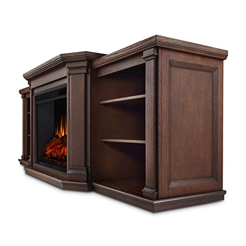 74" Electric Fireplace TV Stand with Adjustable Shelves and Storage, Remote Control, Timer A869