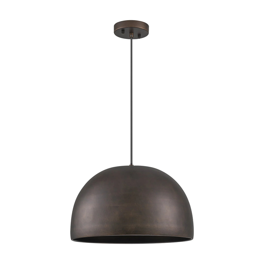 1-Light Dimmable Dome Kitchen Island Pendant R190124
