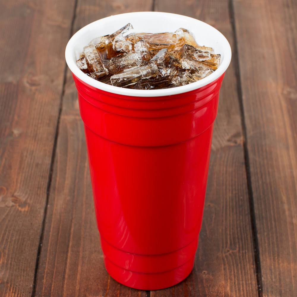 Red Reusable Plastic Tumbler K460