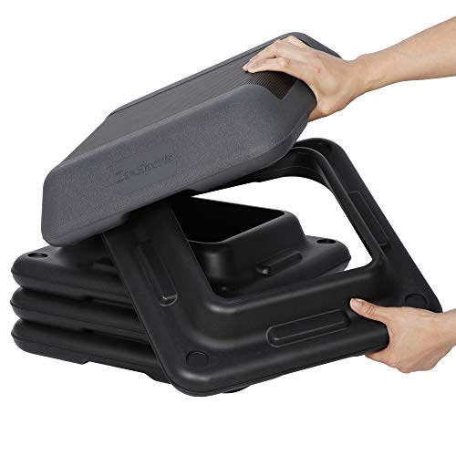 16" x 16" Adjustable Aerobic Stepper Platform with 4 Risers T2004