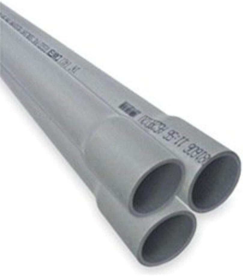 2 PCS X 5FT PVC 2 Inch Conduit Pipe Z444538