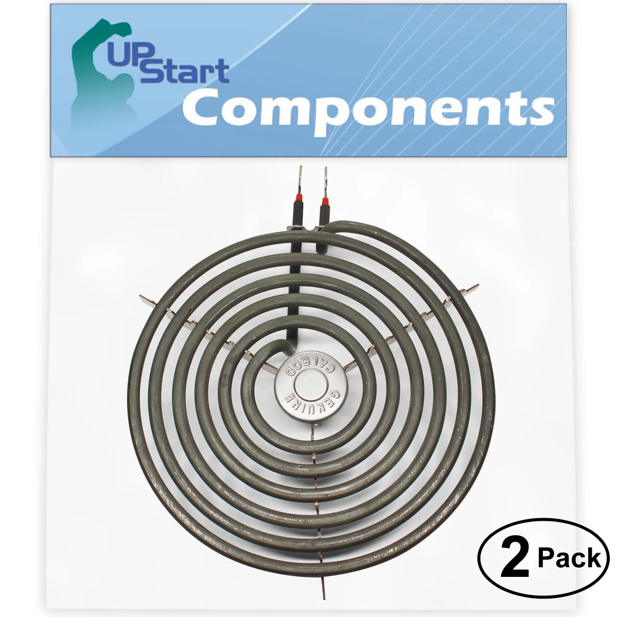2-Pack 8 inch 6 Turns Surface Burner Element for Range, Stove & Cooktop V399746
