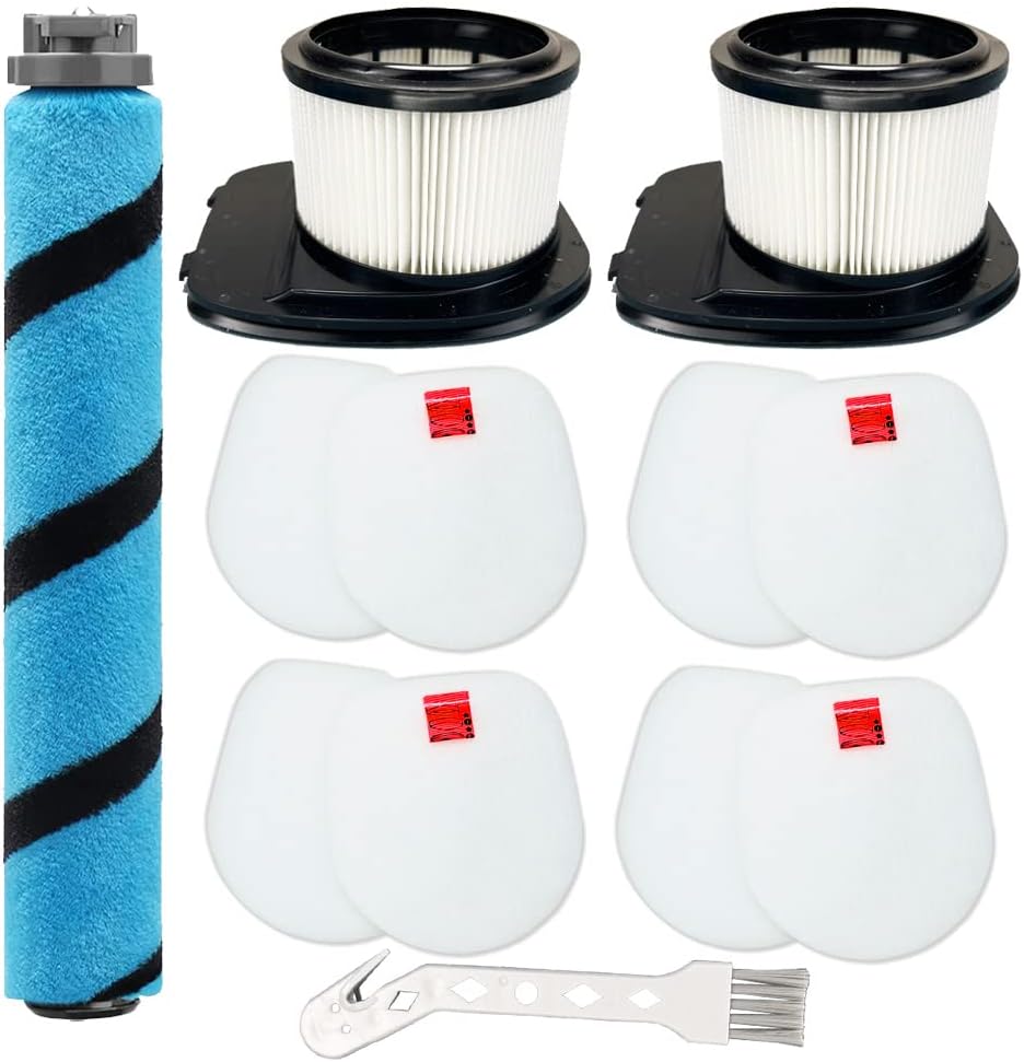 Brush Roll and Filters Kit Replacement for Cordless Stick Vacuum Cleaner E269