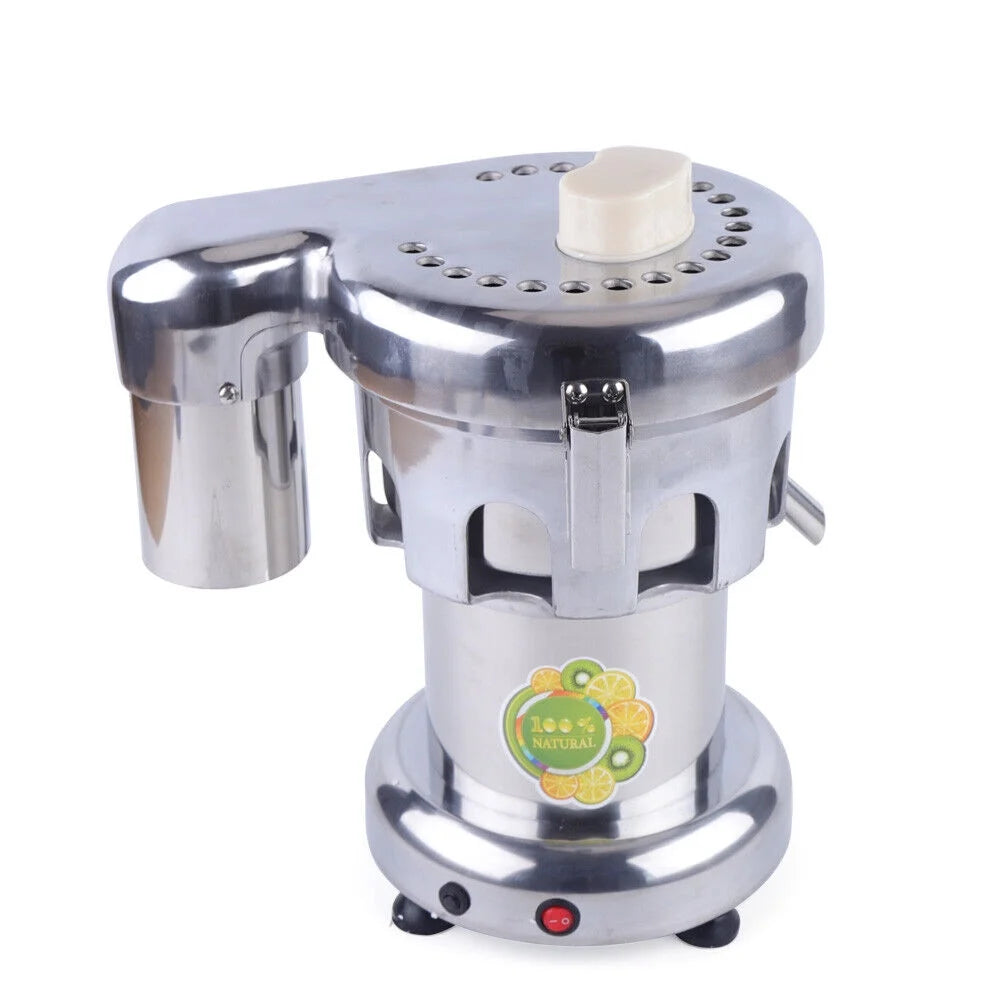 Silver Stainless Steel Commercial Electric Fruit Juicer Machine 2800r/min AC110V J50984