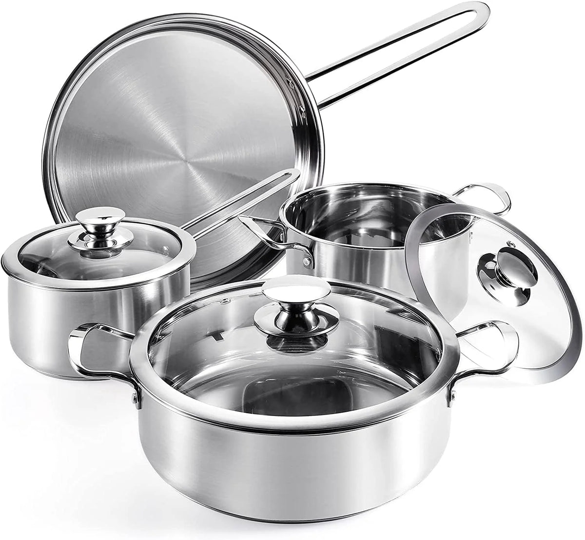 7 Piece Stainless Steel Cookware Set M703219