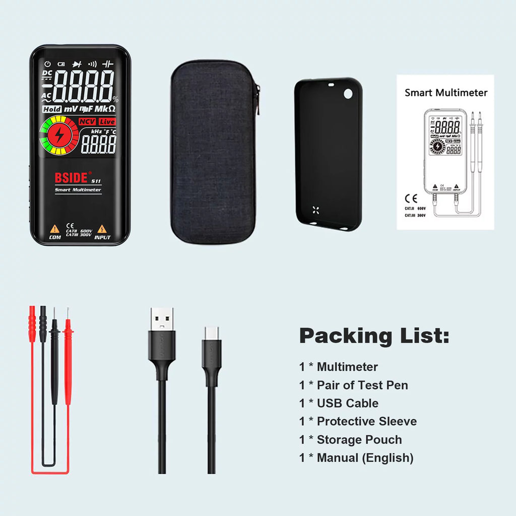 9999 Counts Digital Multimeter B948197