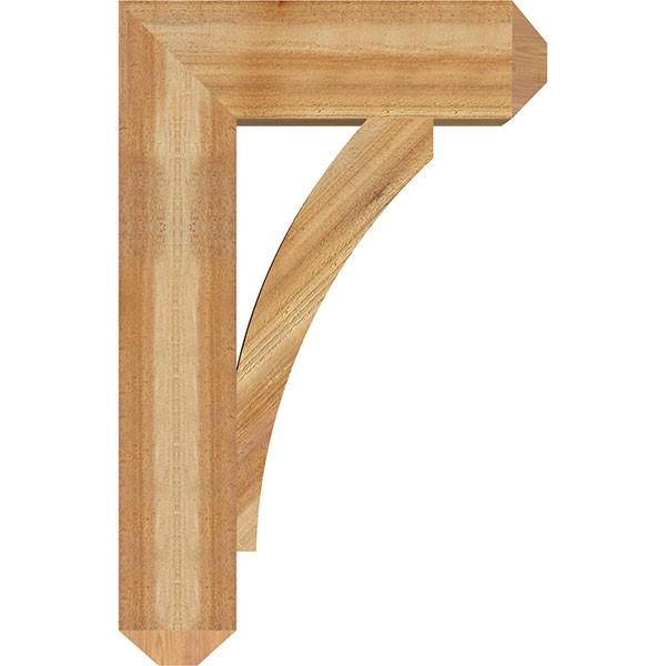 Thorton Craftsman Rough Sawn Bracket, Western Red Cedar D8654