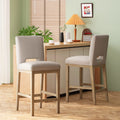Fabric Upholstered 31 Inch Barstools, Set of 2 L395951