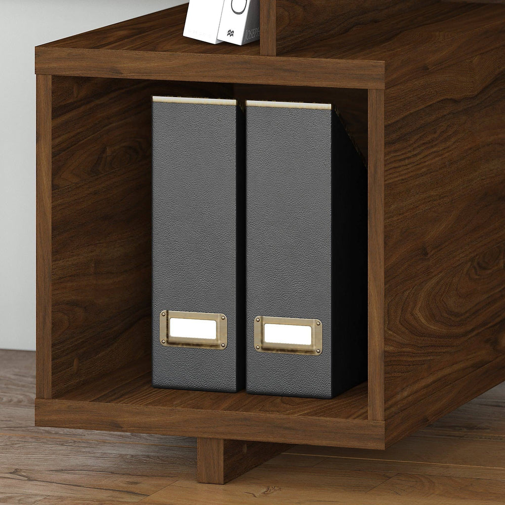 48W Writing Desk with Low Bookcase O5144