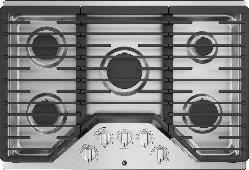 30" Built-In Gas Cooktop with 5 burners in Stainless Steel K12312