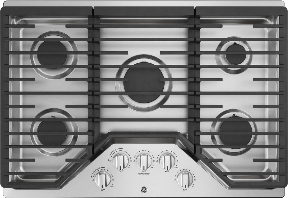 30" Built-In Gas Cooktop with 5 burners in Stainless Steel K12312