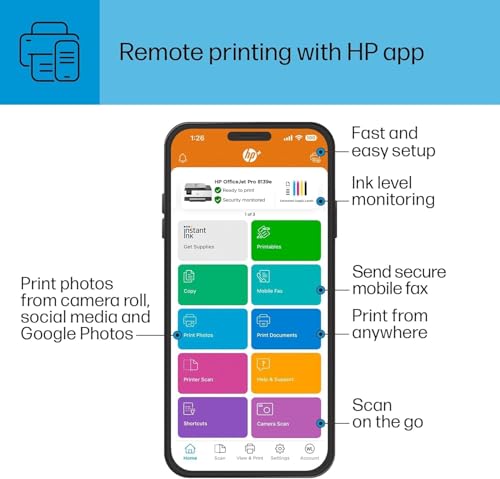 HP OfficeJet Pro 8139e Wireless All-in-One Color Inkjet Printer Q7681