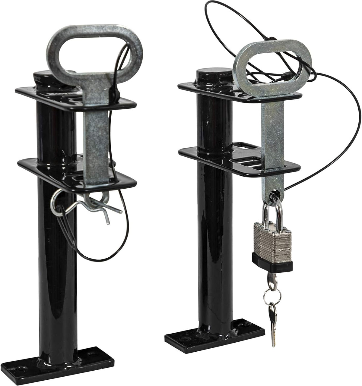 1 Channel Lockable Trimmer Rack, Black Y424