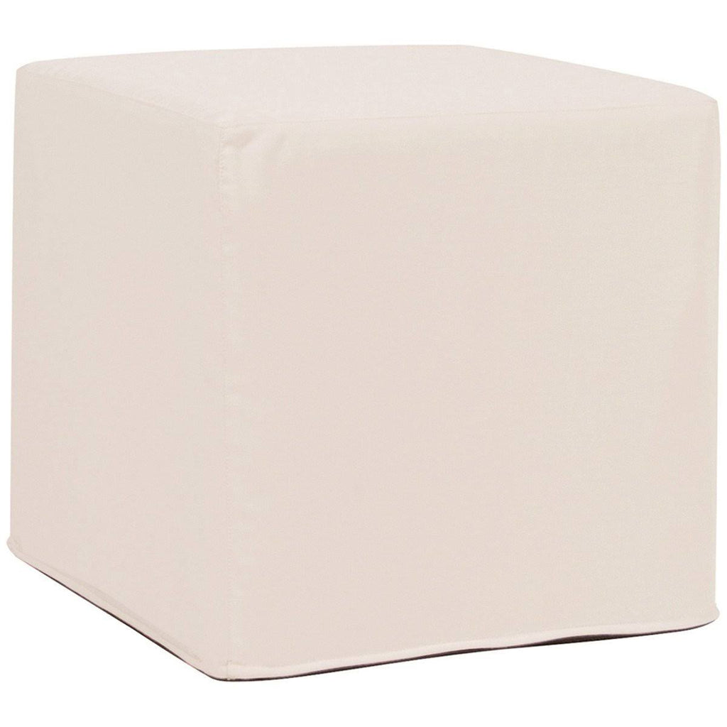 Turquoise No Tip Block Ottoman Y88641