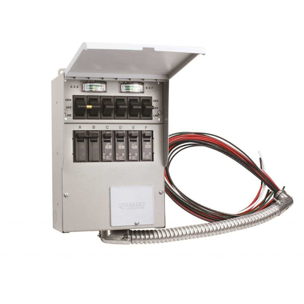 120/240-Volt 50-Amp 6-Circuit Indoor Transfer Switch R974