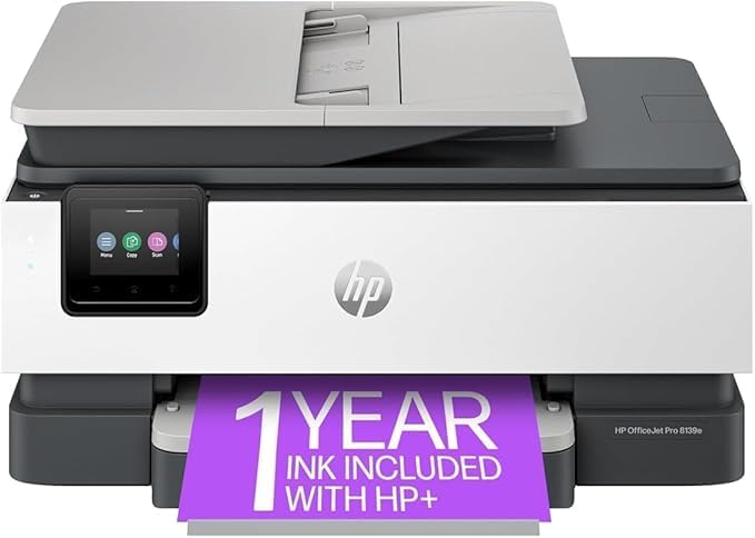 HP OfficeJet Pro 8139e Wireless All-in-One Color Inkjet Printer Q7681