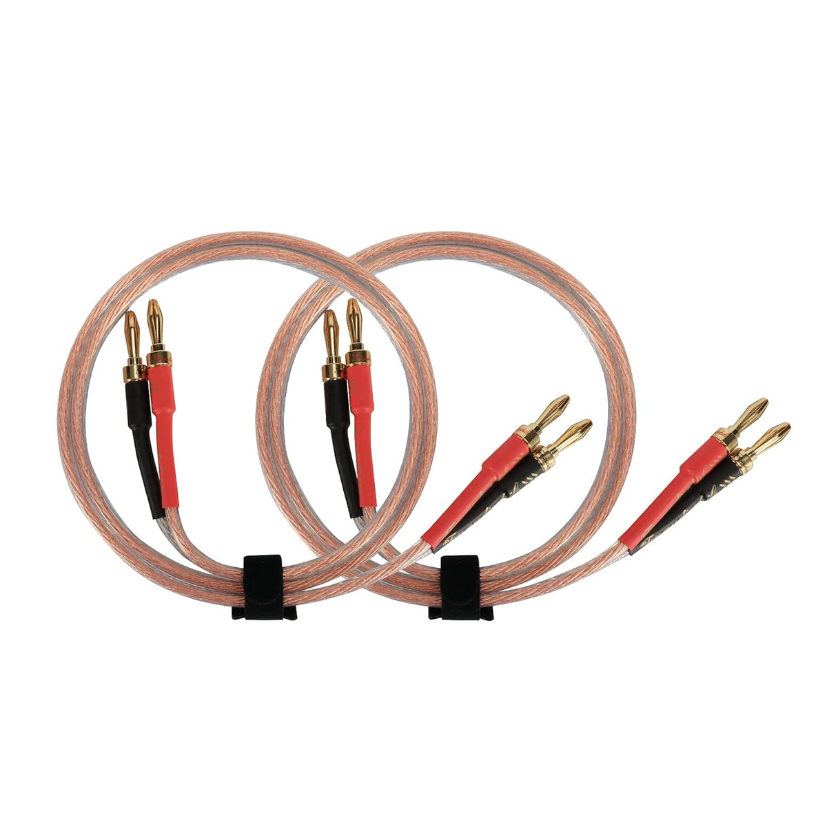 13AWG Oxygen-Free Copper Speaker Cables with Banana Plug Tips C444716