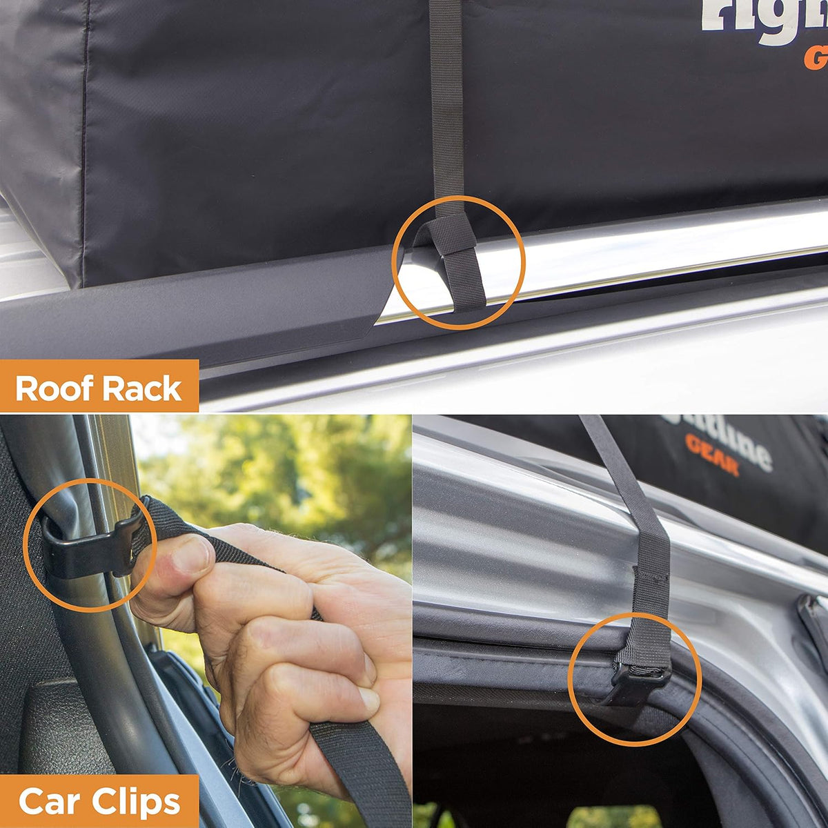 Weatherproof Car Top Carrier, 18 cu ft Y16491