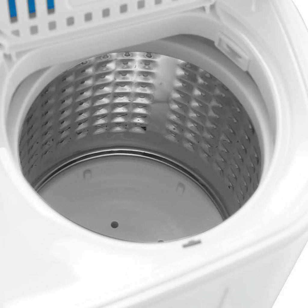 Semi-Automatic Washing Machine 8lbs Compact Laundry Machine with Spinner and Drain Pump S910219