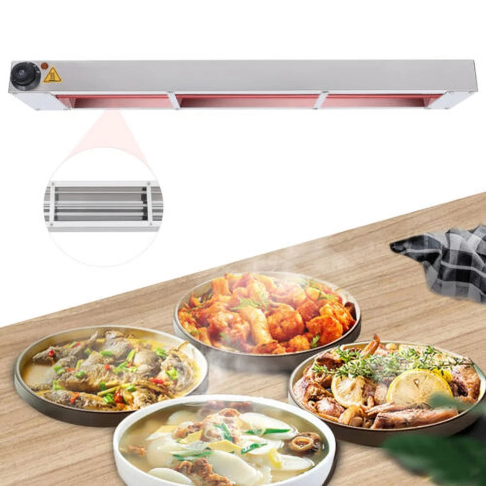 36" 600W Overhead Bar Heater Food Warmer T124